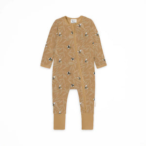 Child of Mine Organic Zipsuit - Bumble Bees