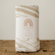 Load image into Gallery viewer, BO &amp; KO Baby Pacific Island Pepe Wrap - Beige
