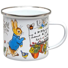 Load image into Gallery viewer, Peter Rabbit Enamel Mug - Peter Rabbit Design

