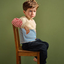 Load image into Gallery viewer, Nature Baby Billy Jumper - Mariner/Red Sailor Stripe
