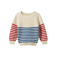 Load image into Gallery viewer, Nature Baby Billy Jumper - Mariner/Red Sailor Stripe
