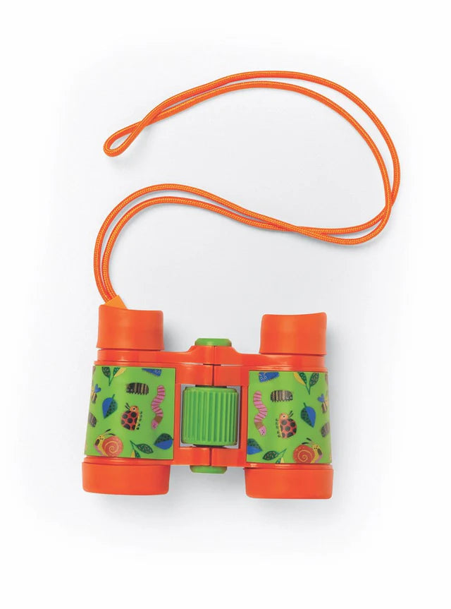 Crocodile Creek Little Explorer Binoculars - Garden Friends Design