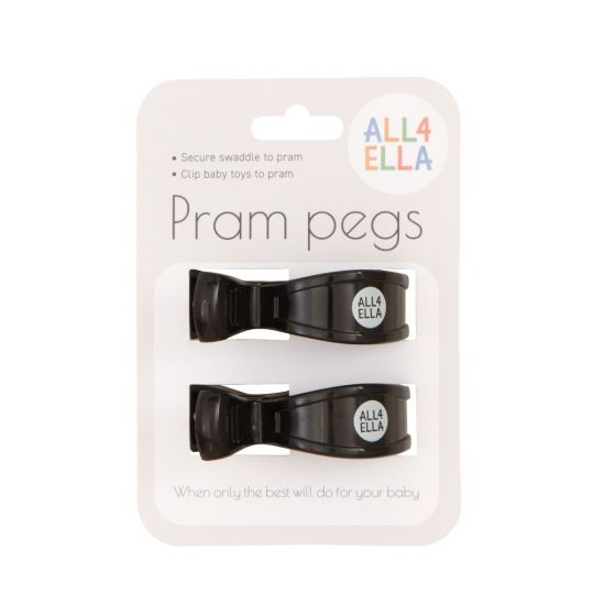 All4Ella Pram Pegs - 2 pack - Choose your colour