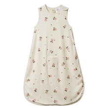 Load image into Gallery viewer, Nature Baby Organic Cotton Sleeping Bag - Posey Blossom Rose
