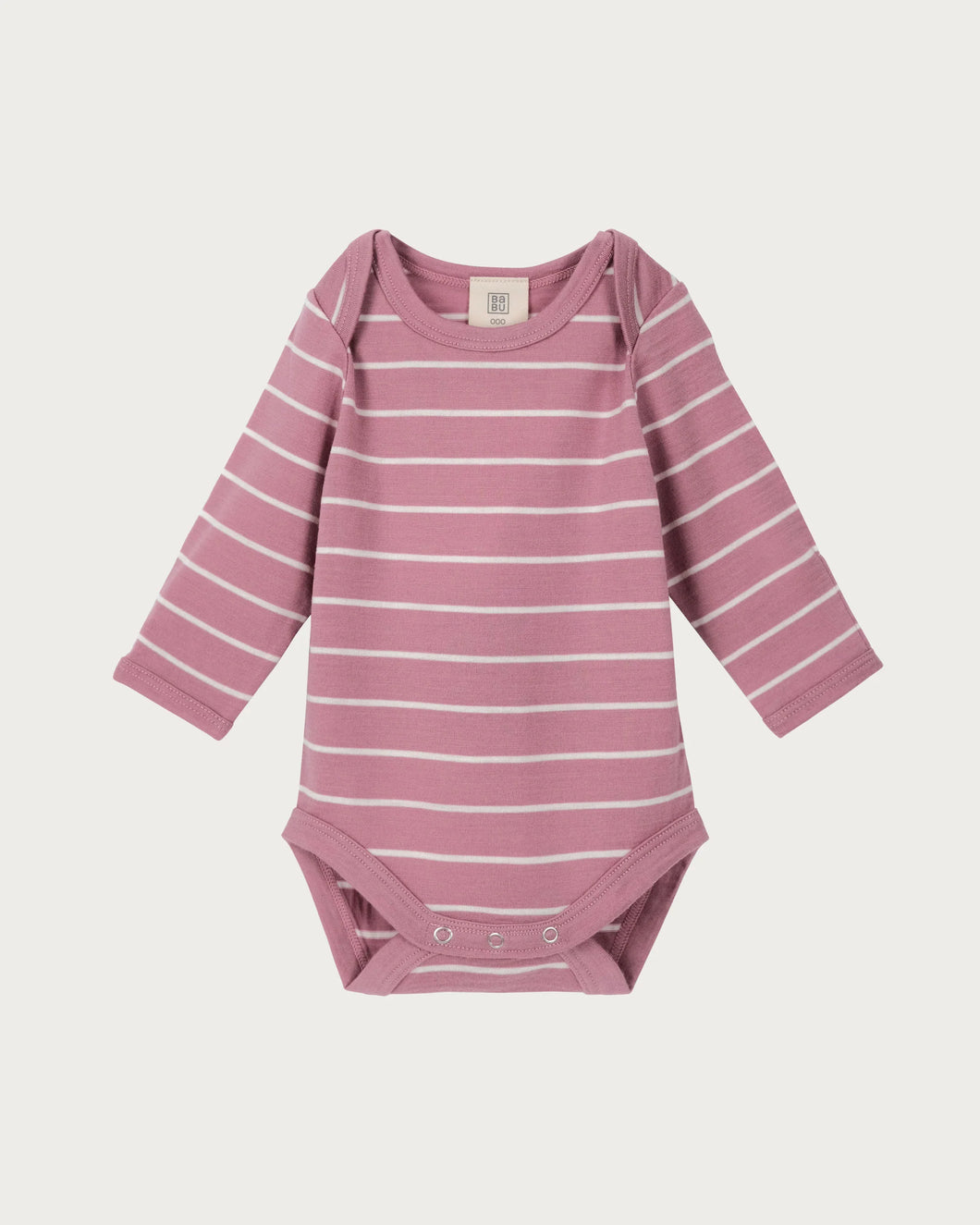 Babu Merino Bodysuit - Blossom Stripe
