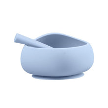 Load image into Gallery viewer, Mombella Silicone Suction Bowl - Light Blue
