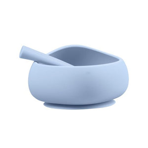 Mombella Silicone Suction Bowl - Light Blue