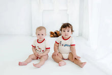 Load image into Gallery viewer, Child of Mine - Scarlet Trim Bodysuit - Red Vintage Toys
