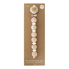 Load image into Gallery viewer, O.B Designs Beechwood &amp; Silicone Dummy Chain - BLUSH
