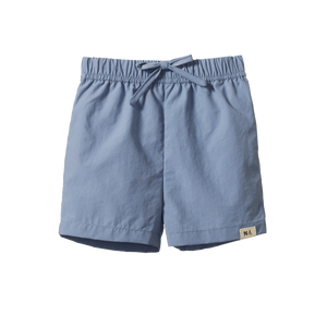 Nature Baby Board Shorts - Dusty Blue