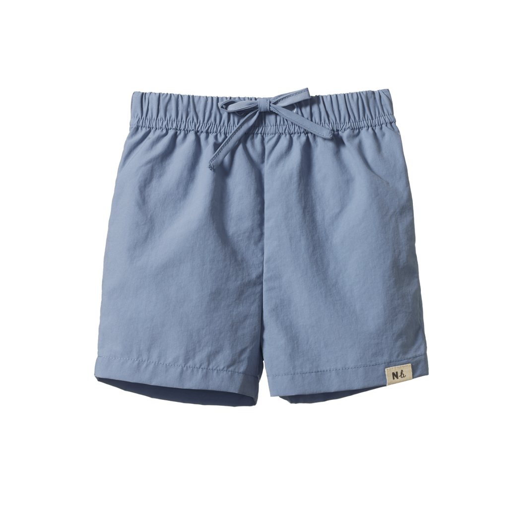 Nature Baby Board Shorts - Dusty Blue