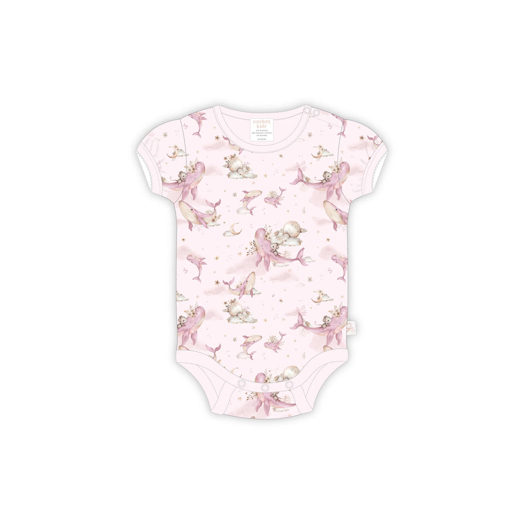 Confetti Kidz Bamboo Bodysuit - Whimsical Whale