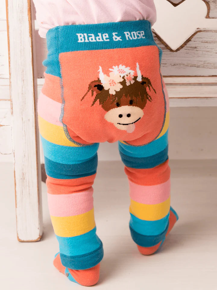 Blade & Rose Bonnie Highland Cow Leggings