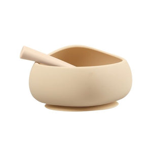 Mombella Silicone Suction Bowl - Light Brown