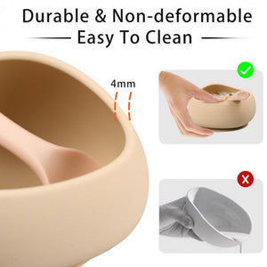 Mombella Silicone Suction Bowl - Light Brown