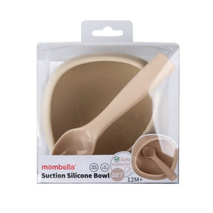 Mombella Silicone Suction Bowl - Light Brown