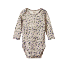 Load image into Gallery viewer, Nature Baby Merino Long Sleeve Bodysuit - Briarwood Lilac
