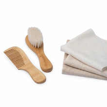 Load image into Gallery viewer, Little Bamboo Brush &amp; Comb Set
