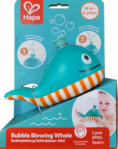 Hape Bubble Blowing Whale - Water Time Fun