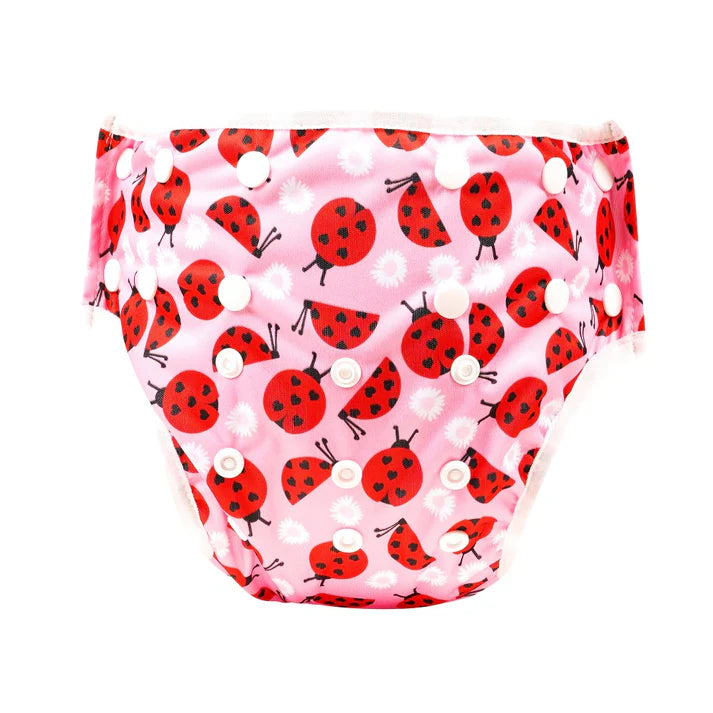 Bear & Moo Swim Nappy - Love Bugs