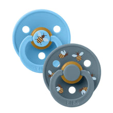 Load image into Gallery viewer, BIBS Studio Colour Pacifier 2 pack - Bumblebee Breeze Mix
