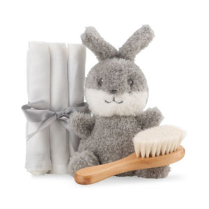 Little Bamboo 5 Piece Gift Set - Grey Bunny