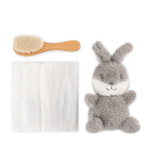 Little Bamboo 5 Piece Gift Set - Grey Bunny