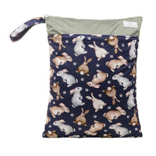 Load image into Gallery viewer, Bear &amp; Moo Large Wet Bag - Bunny Hop
