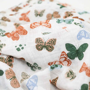 Little Unicorn Cotton Muslin Swaddle - Butterflies