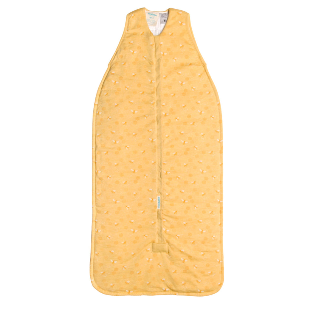 Woolbabe Duvet Weight Front Zip Sleeping Bag - Buttercup Bees