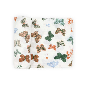 Little Unicorn Cotton Muslin Swaddle - Butterflies