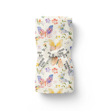 Load image into Gallery viewer, Confetti Kidz Organic Muslin Swaddle - Butterfly Blooms
