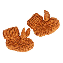 Load image into Gallery viewer, Acorn Cottontail Booties - Caramel
