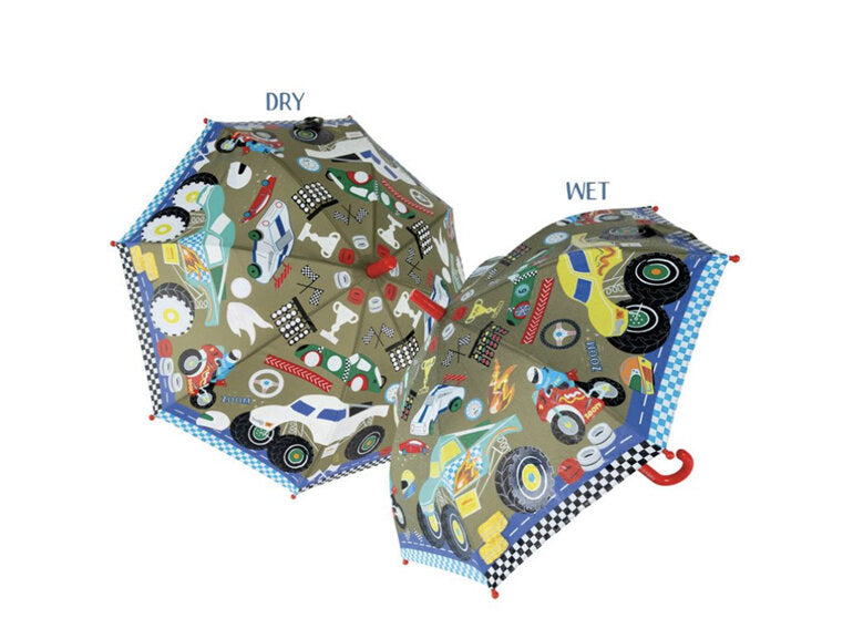 Floss & Rock Colour Changing Umbrella - Cars