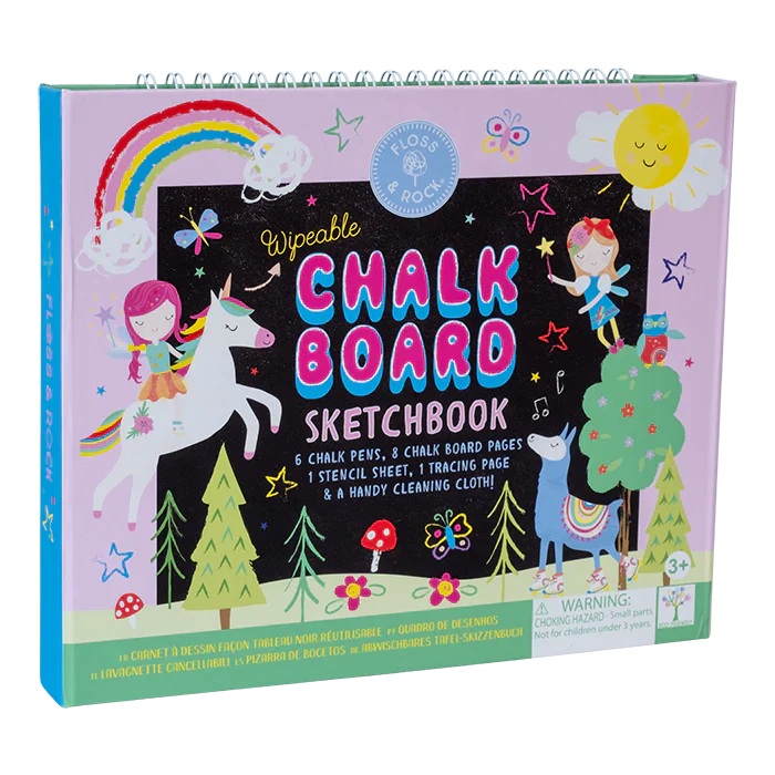 Floss & Rock Chalk Board Sketchboard - Rainbow Fairy