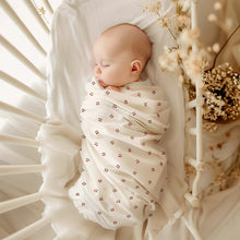 Load image into Gallery viewer, Mod &amp; Tod Stretchy Swaddle - Cherries
