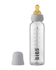 BIBS Baby Glass Bottle Complete Set 225ml - Cloud