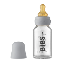 Load image into Gallery viewer, BIBS Baby Glass Bottle Complete Set 110ml - Cloud
