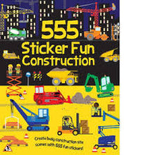 Load image into Gallery viewer, 555 Sticker Fun Construction Activity Book
