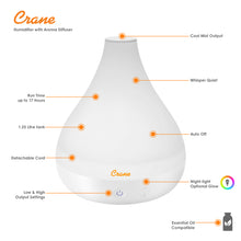 Load image into Gallery viewer, Crane Cool Mist Humidifier + Aroma Diffuser
