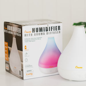 Crane Cool Mist Humidifier + Aroma Diffuser