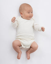 Load image into Gallery viewer, Babu Merino Bodysuit - Periwinkle Stripe
