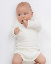 Load image into Gallery viewer, Babu Merino Bodysuit - Periwinkle Stripe

