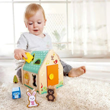 Load image into Gallery viewer, Hape Critter House Shape Sorter
