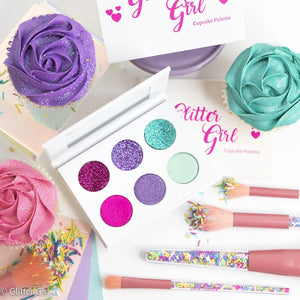 Glitter Girl Mini Eyeshadow Palette - Cupcake