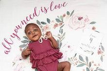 Load image into Gallery viewer, Lulujo Baby’s First Year Milestone Cards and Blanket Set - All You Need Is Love
