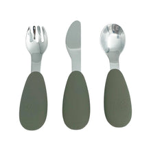 Load image into Gallery viewer, Petite Eats Full Metal Cutlery Set - Choose your colour
