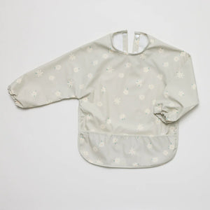 Over the Dandelions Long Sleeve Waterproof Bib - Daisy