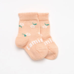 Lamington Merino Crew Length Socks - Daisy