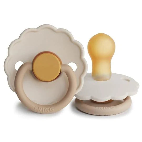 Frigg Daisy Latex Pacifier 2 pack - Chamomile